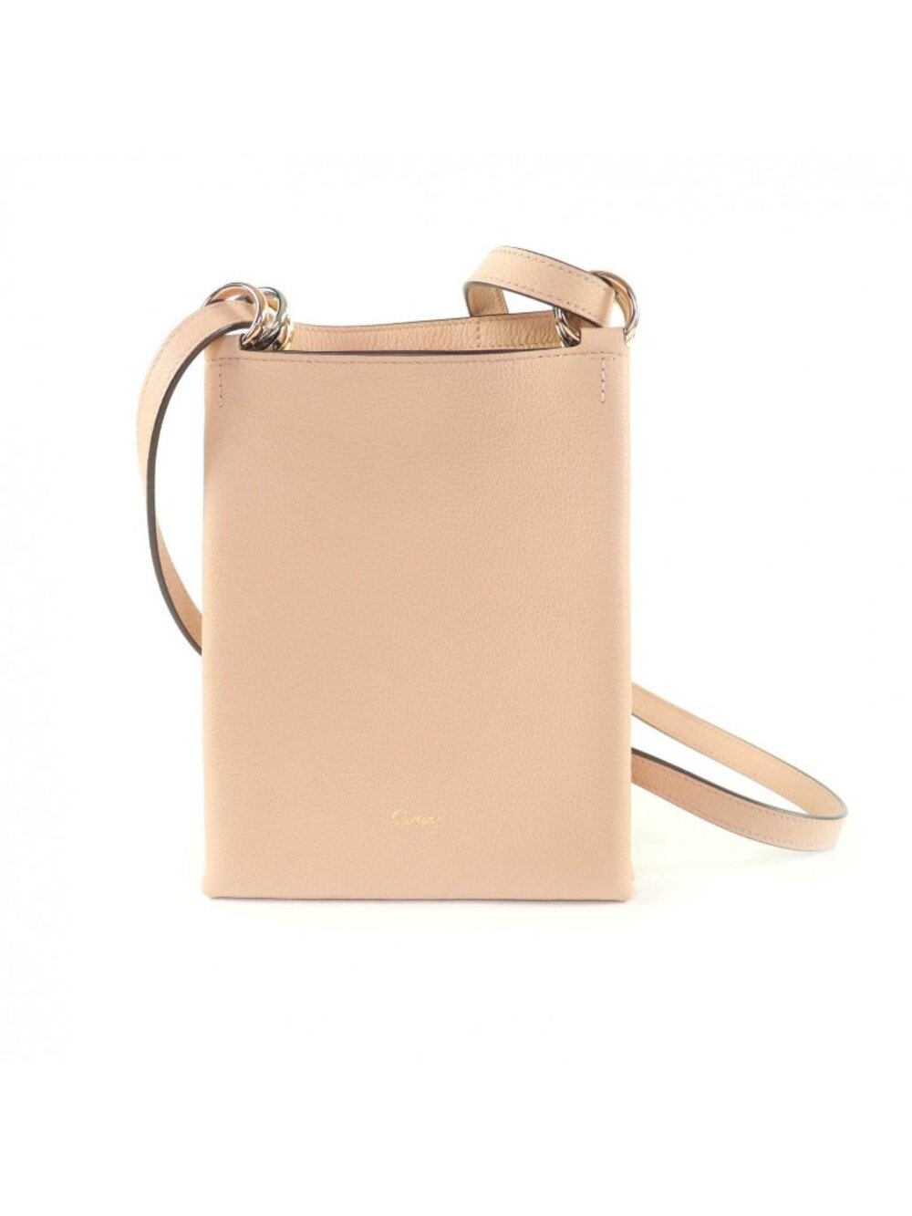 Cartier Trinity Leather Shoulder Bag Pink